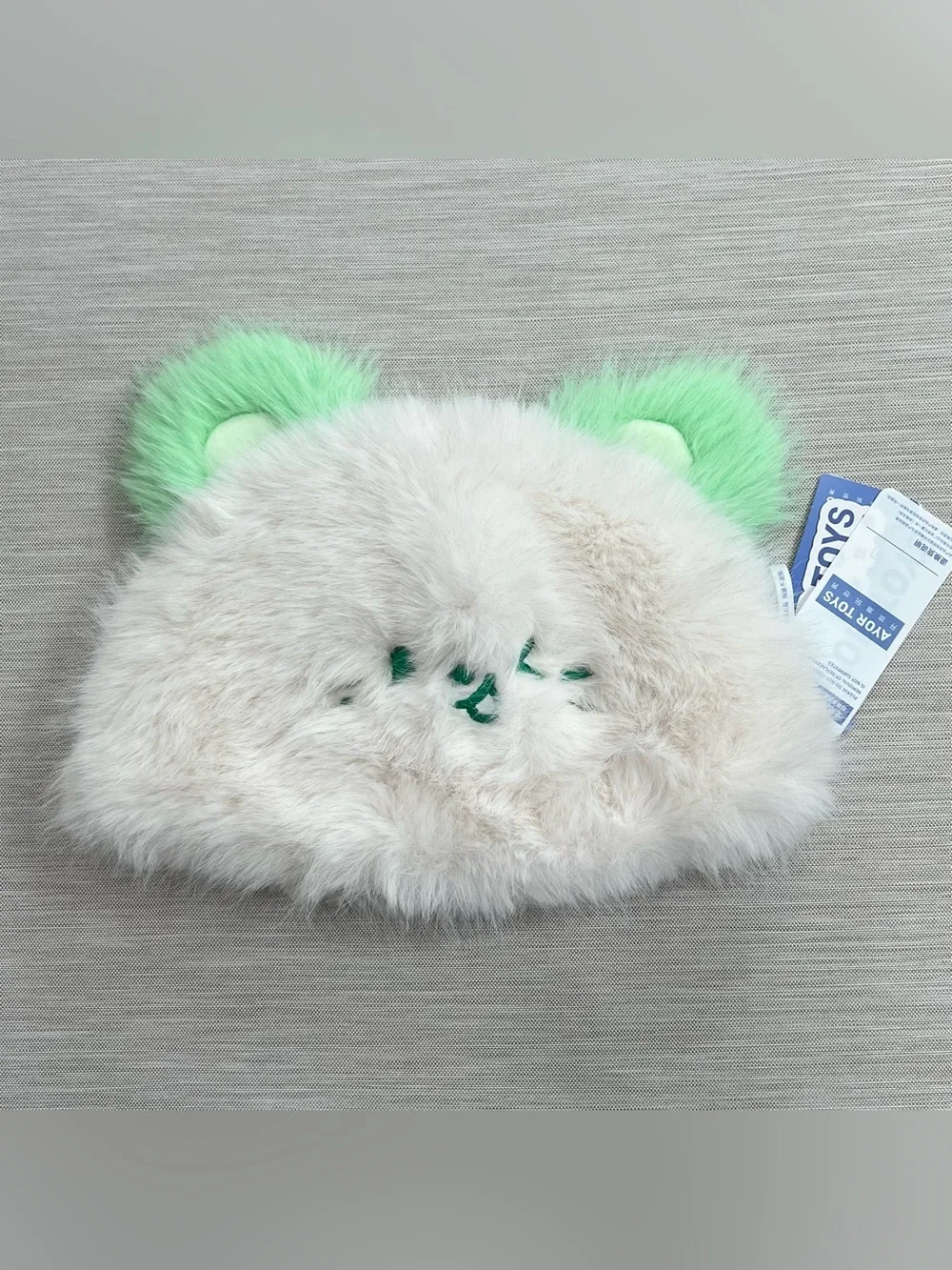 Ayor Toys Little Mouse with Mint Green Ears Fluffy Hat
